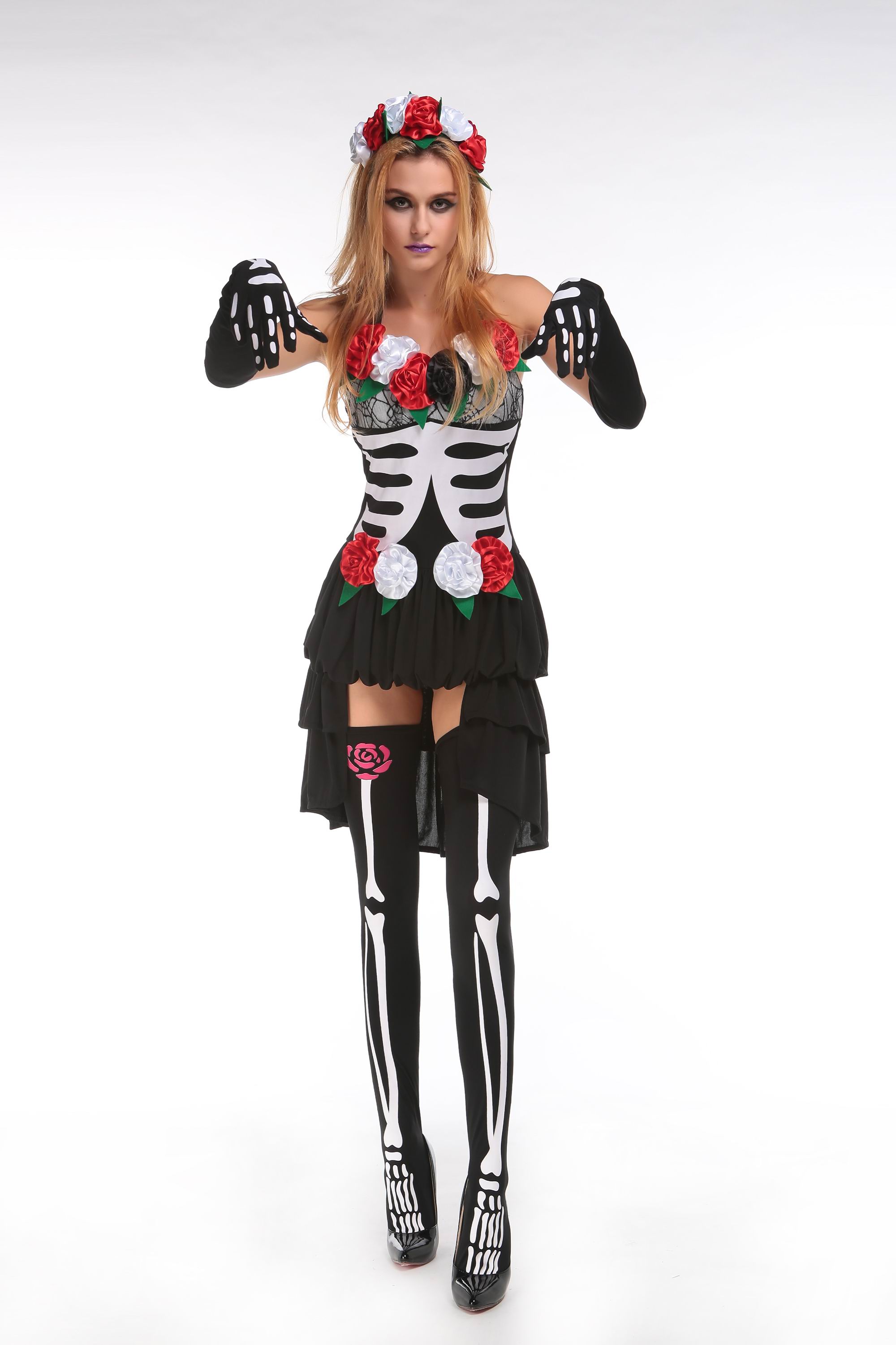 F1593 Mrs. Muerte Costume